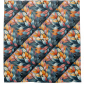Rideaux De Douche Feuilles multicolores Thunder_Cove (Devant)