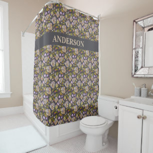Rideaux De Douche Feuilles Rustiques Boho Personnalisés