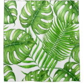 Rideaux De Douche Feuilles tropicaux (Devant)