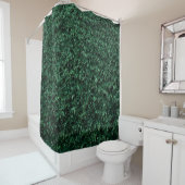 Rideaux De Douche Feuilles verts (En situation)