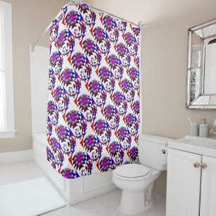 Rideaux De Douche Fibonacci 'Fish Checker' par Kenneth Yoncich