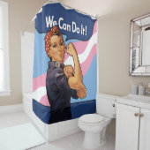 Rideaux De Douche Fierté de transsexuel de Rosie (En situation)