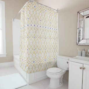 Rideaux De Douche Filigrane d'or