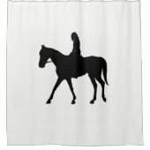 Rideaux De Douche Fille à cheval (Devant)
