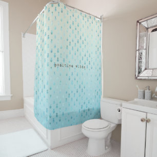 Rideaux De Douche Fille Aqua Glam Ombre ananas tropiques