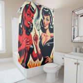 Rideaux De Douche Filles maléfiques (En situation)