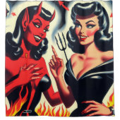 Rideaux De Douche Filles maléfiques (Devant)