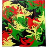 Rideaux De Douche Fissures afrocentriques (Devant)