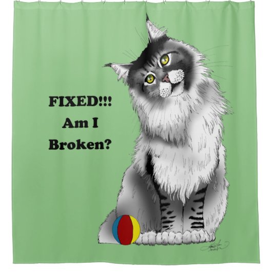 Rideaux De Douche Fixed Kitty (Devant)