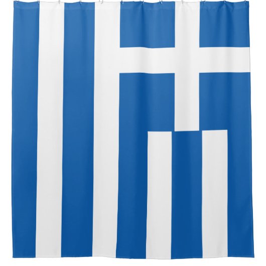 Rideaux De Douche Flag de Greece (Devant)