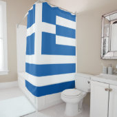 Rideaux De Douche Flag de Greece (En situation)