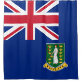 Rideaux De Douche Flag des îles Vierges britanniques (Devant)