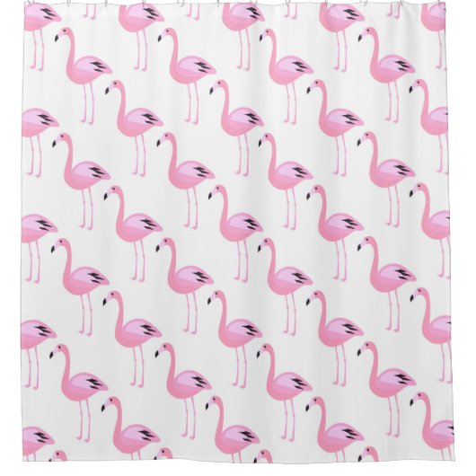 Rideaux De Douche Flamants roses roses 2 (Devant)