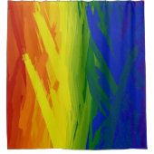 Rideaux De Douche Flames arc-en-ciel (Devant)