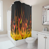 Rideaux De Douche Flames Kustom (En situation)