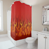 Rideaux De Douche Flames Kustom (En situation)