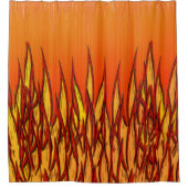 Rideaux De Douche Flammes d'incendie (Devant)