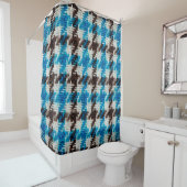 Rideaux De Douche Flannel tissu texture arrière - plan. (En situation)