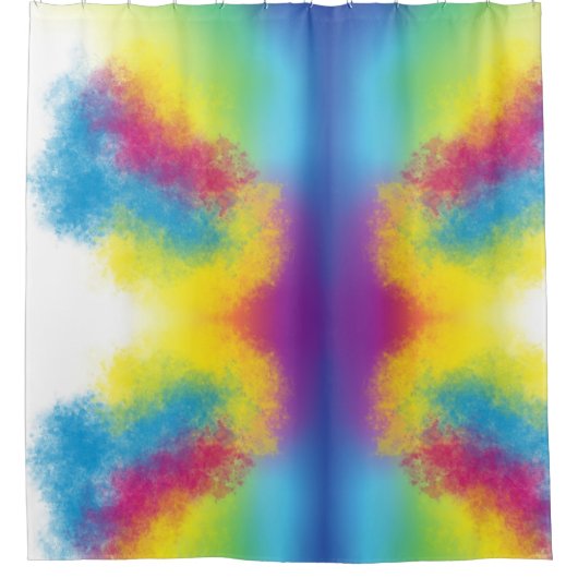 Rideaux De Douche flash de couleur (Devant)