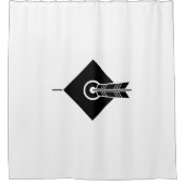 Rideaux De Douche Flèche vers la cible Douche rideaux (Devant)