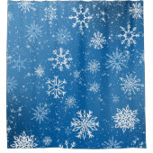 Rideaux De Douche Flèches blanches Sapphire Blue (Devant)