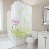 Rideaux De Douche Fleur (En situation)