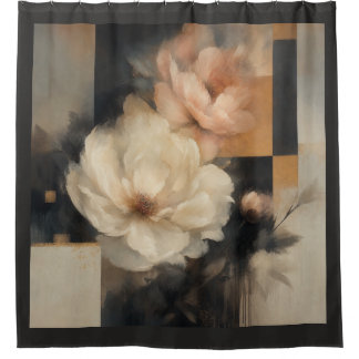 Rideaux De Douche "Fleur abstraite"
