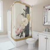 Rideaux De Douche "Fleur abstraite" (En situation)