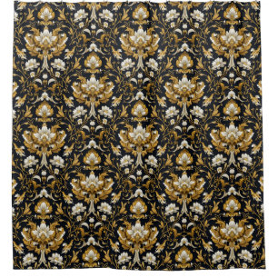 Rideaux De Douche Fleur baroque