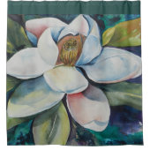 Rideaux De Douche Fleur crémeuse de Magnolia  (Devant)