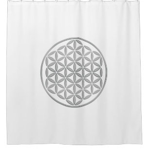Rideaux De Douche Fleur de DES Lebens de la vie/Blume - emboutissez