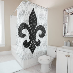 Rideaux De Douche Fleur De Lis
