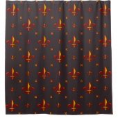 Rideaux De Douche Fleur De Lis (Devant)