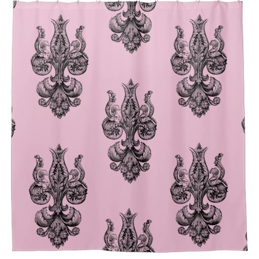 Rideaux De Douche Fleur de Lis (Devant)