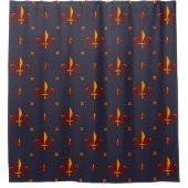 Rideaux De Douche Fleur De Lis (Devant)
