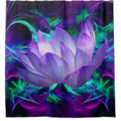 Rideaux De Douche Fleur de lotus pourpre et sa signification (Devant)