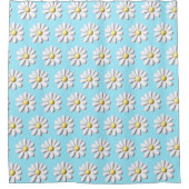 Rideaux De Douche Fleur de marguerite 3D (Devant)
