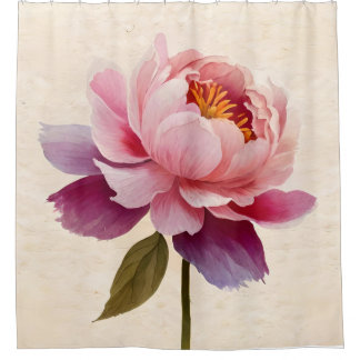 Rideaux De Douche Fleur de pivoine