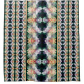 Rideaux De Douche Fleur de pivoine rose Abstraite (Devant)