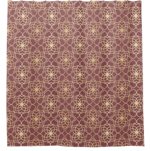 Rideaux De Douche Fleur de vie Motif (Devant)