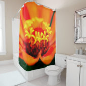 Rideaux De Douche Fleur de Zinnia - Jardin secret (En situation)