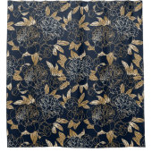 Rideaux De Douche Fleur decorative florale attrayante accrocheuse (Devant)