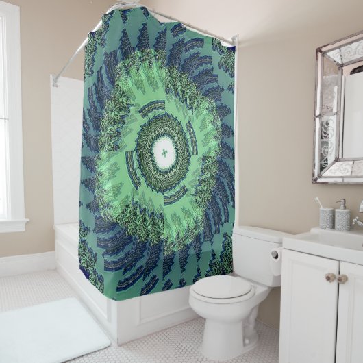 Rideaux De Douche Fleur d'hiver...... (En situation)