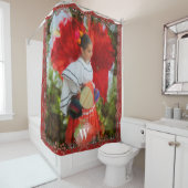 Rideaux De Douche Fleur Fiesta 2555 (En situation)