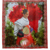 Rideaux De Douche Fleur Fiesta 2555 (Devant)