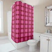 Rideaux De Douche Fleur magenta Onze (En situation)