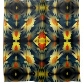 Rideaux De Douche Fleur marguerite jaune Abstrait (Devant)