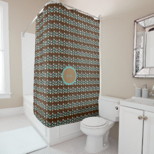 Rideaux De Douche Fleur Moderne Rustique