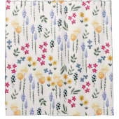 Rideaux De Douche Fleur Motif Printemps Floral (Devant)