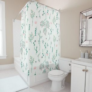 Rideaux De Douche Fleur Motif Printemps Floral